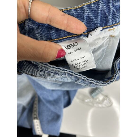 Vermet Los Angeles Size 27 X 26 Women's Straight Leg Boyfriend Jeans High rise - Picture 16 of 16
